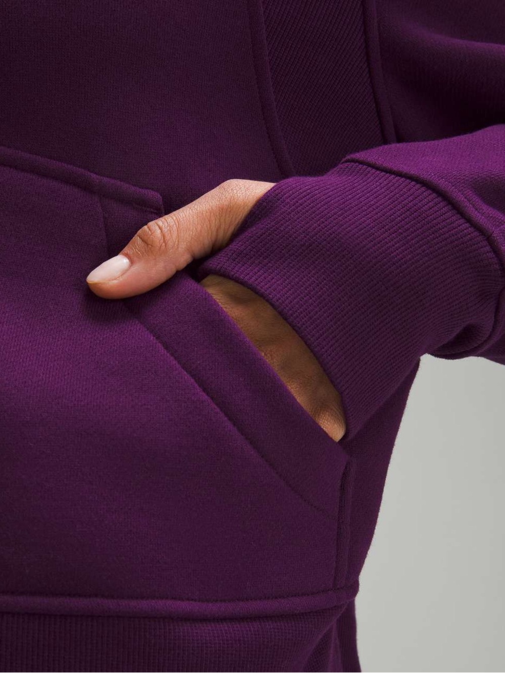 180. Lululemon Scuba Oversized Full-Zip Hoodie Dramatic Magenta XL XXL - Picture 5 of 13